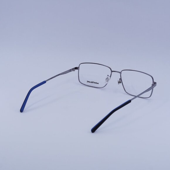 Montblanc MB0108O 002 Eyeglasses Ruthenium 57mm Rectangle Frame - Picture 4 of 9